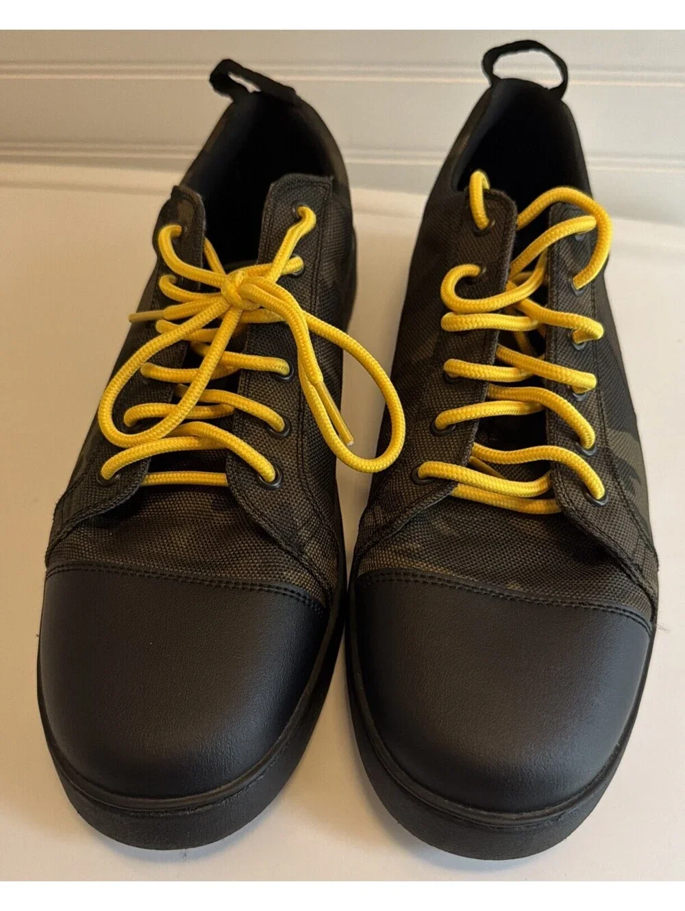 Woobies Mod-1 Jungle Camo Casual Tactical Shoes Yellow Laces Men's Size 12 NWOT